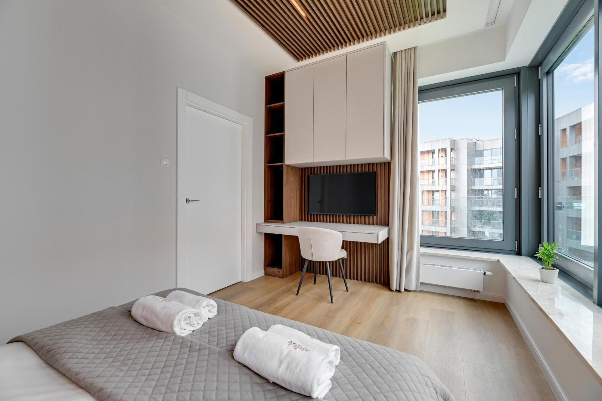 Brabank Riverside - Sauna, Business & Gym By Downtown Apartments グダニスク 部屋 写真