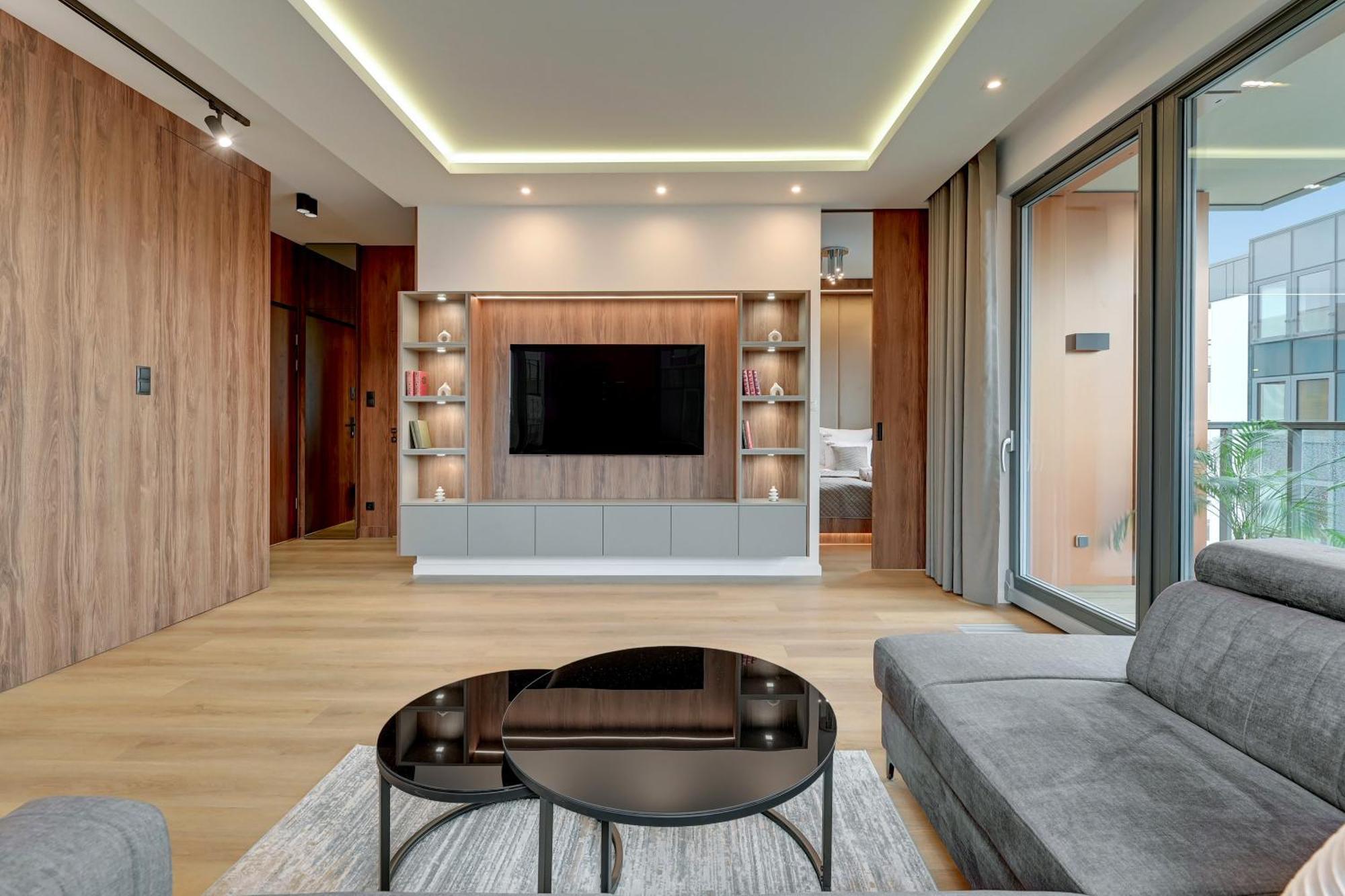 Brabank Riverside - Sauna, Business & Gym By Downtown Apartments グダニスク 部屋 写真