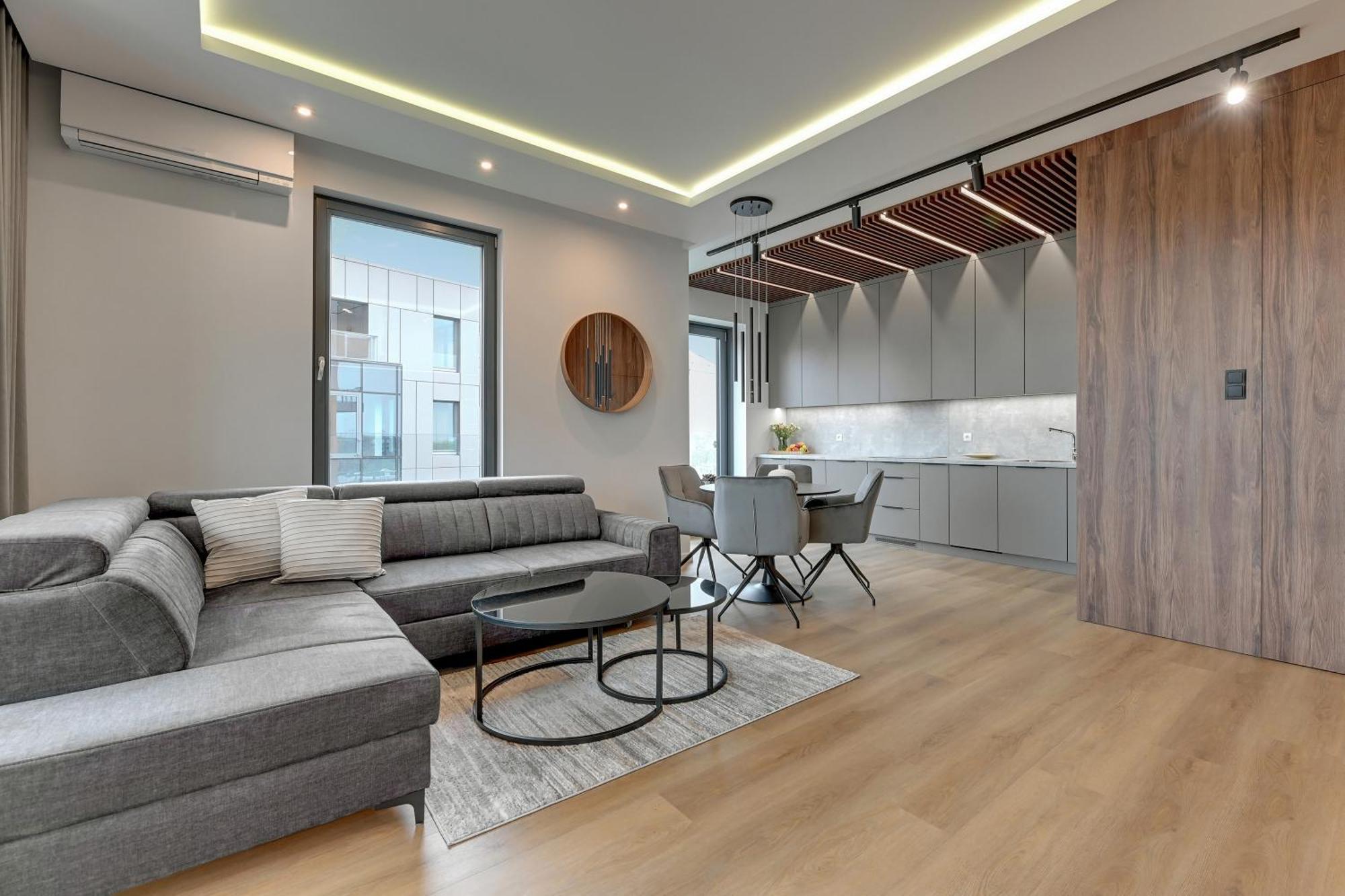 Brabank Riverside - Sauna, Business & Gym By Downtown Apartments グダニスク 部屋 写真